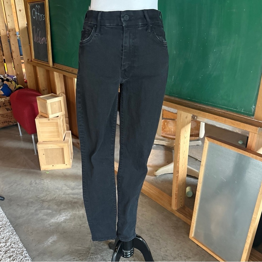 Mother Black Jeans High Waisted Mother Looker.